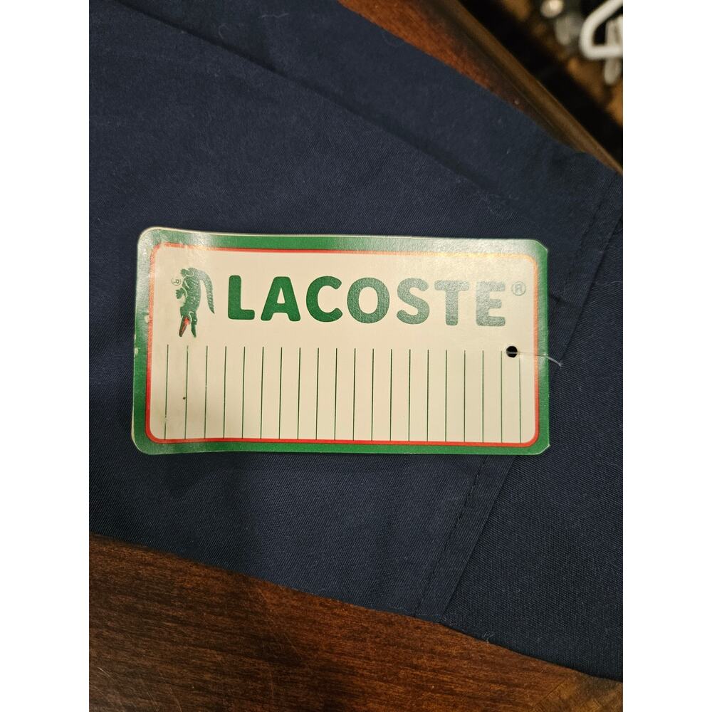Rare NWT Vintage 90’s Lacoste Izod Harrington Jacket Navy Blue Bomber Sz M Men's - Picture 4 of 7